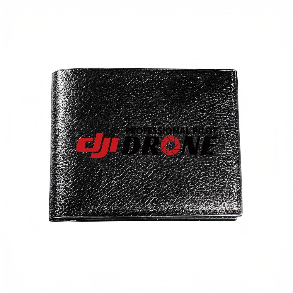 Professional Drone Design Men's Wallet Card Holder Casual Business Fashion Print Style
