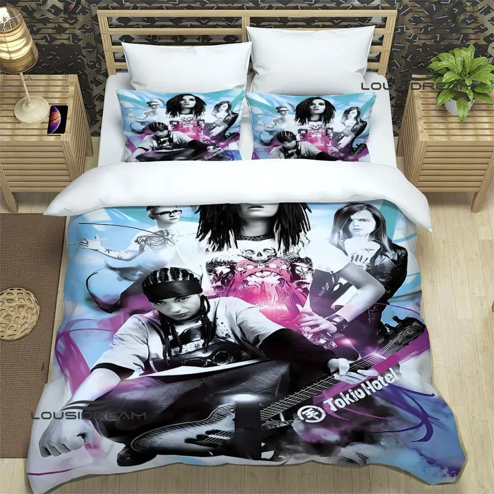 Tokio Hotel band printed Bedding Sets exquisite bed supplies set duvet cover bed comforter set bedding set luxury birthday gift