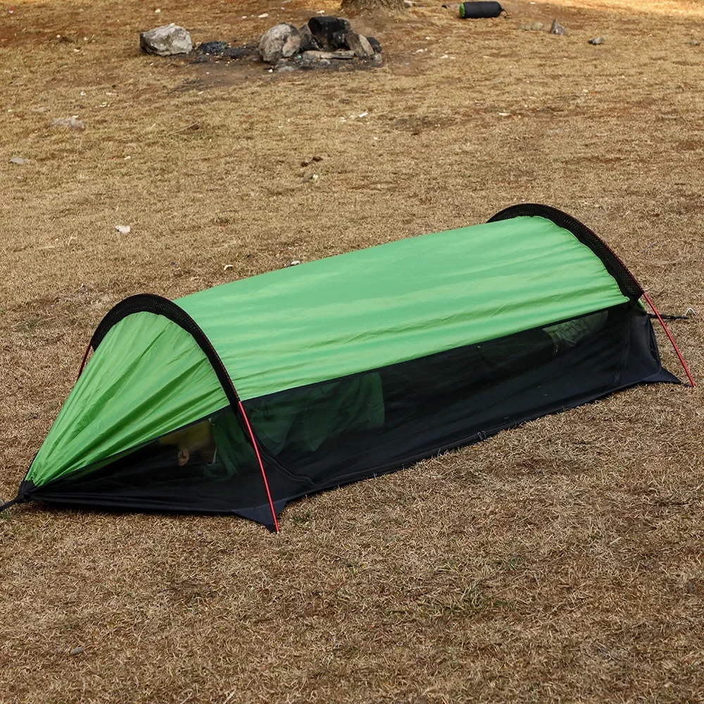 

For Outdoor Furniture Sleeping Survival Portable Hammock With Mosquito Net Camping Equipment Tent Travel For Leisure Hammock