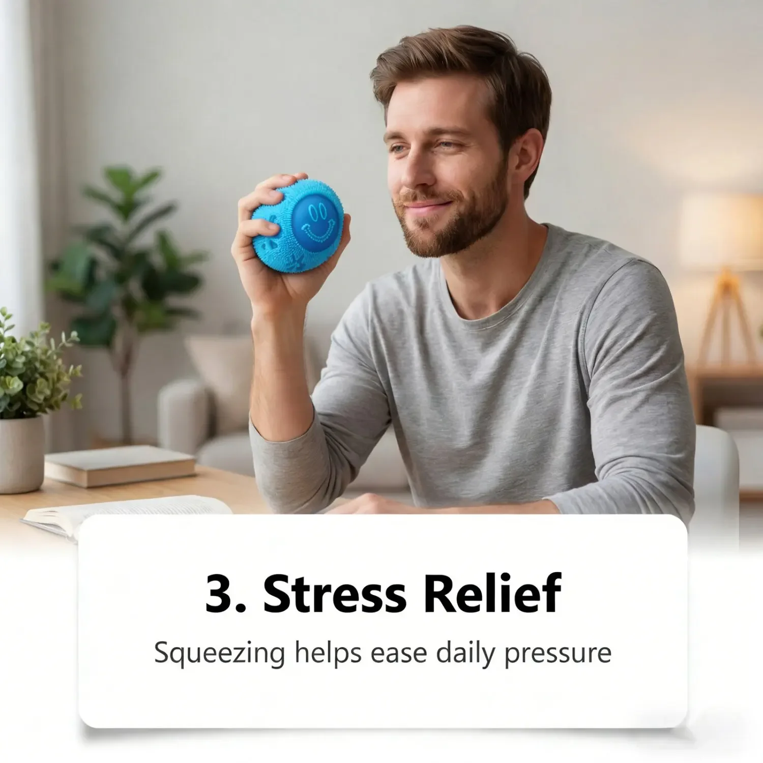 Nee Doh Fuzz Ball Series Desktop decompress Ornament Stress Relief Toys Suitable for Under Pressure Fun Soft Stress Ball gifts