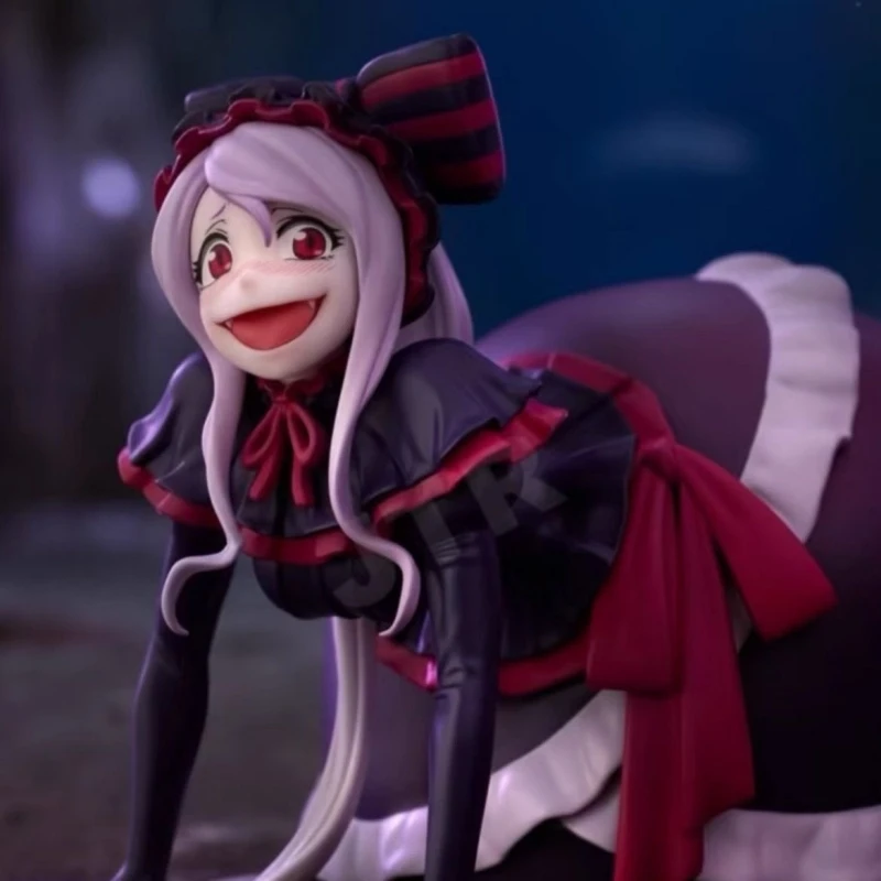 Genuine Furyu OVERLORD Shalltear Bloodfallen Noodle Stopper Anime Figure Pvc Desktop Decoration Collect Model Toys Birthday Gift