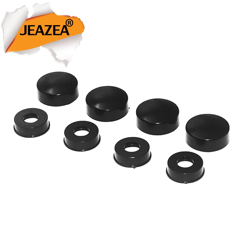 JEAZEA License Plate Frame cover Mounting Screws Bolt Screw Nut Cap Bolt Cover for Car Truck Motorcycle