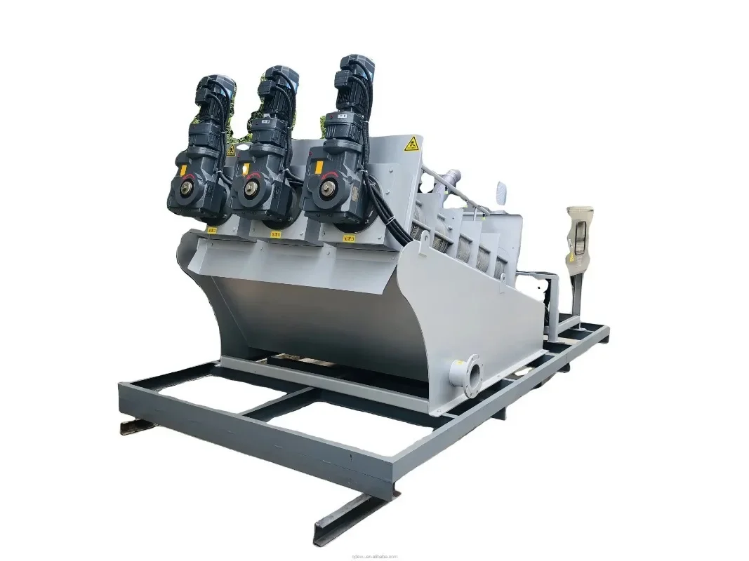 【Best-selling】Waste Water Treatment Plant Filter Sludge Dewatering Screw Press Dehydrator Machine Industrial Effluent