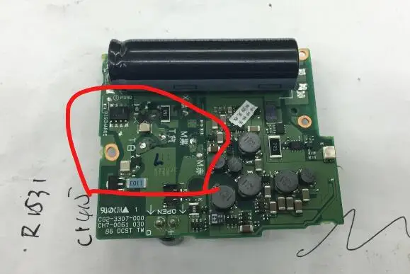 แผงพลังงานสำหรับ Canon 600D สำหรับ Canon EOS Rebel T3i สำหรับ EOS Kiss X5แฟลชบอร์ด PCB ส่วนซ่อมกล้อง