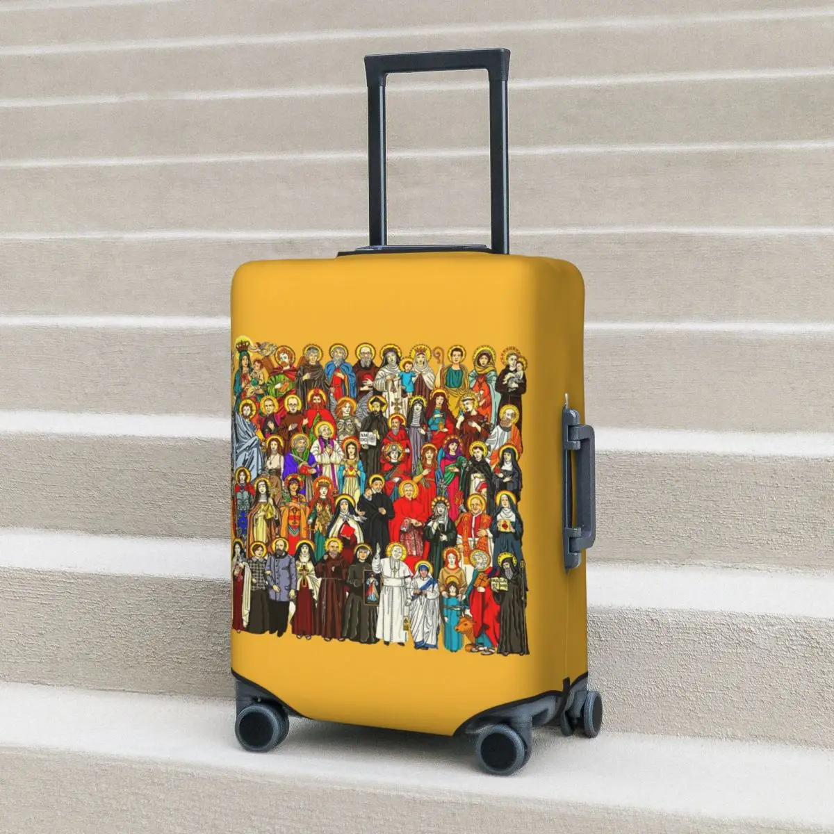 

Saints, All Saints, Catholic Saints Suitcase Cover Protection Elastic Travel Luggage Protector Covers for 18-32 Inch