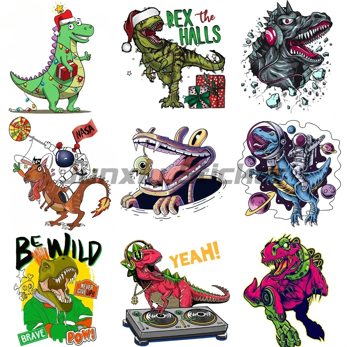 

Personalise Dinosaur Stickers Laptop Anime Motorcycle Car Bicycle Helmet Vinyl Truck Stickers Customizable