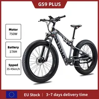 GS9 Plus Electric Mountain Bike 750W Rear-Drive Beast 48V17Ah Long Range 9-Speed & Hydraulic Brakes 26x4.0 All-Terrain Tires