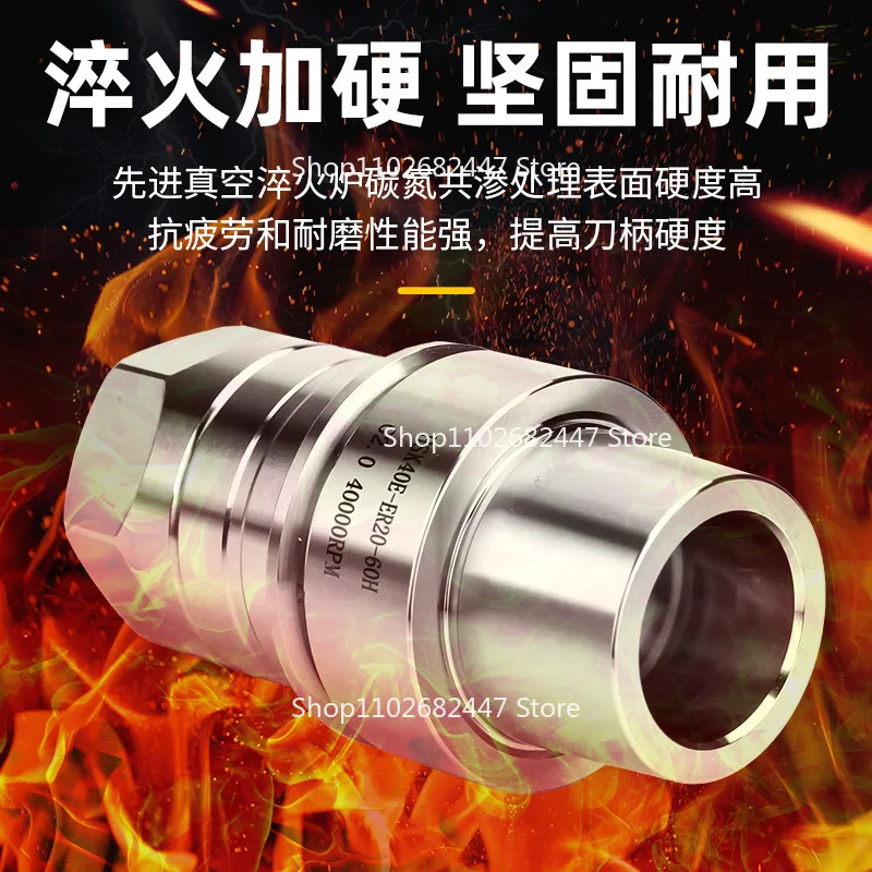 HSK63A High-speed Tool Holder HSK100A High-precision Dynamic Balance Machining Tool Head ER16ER20ER25ER3