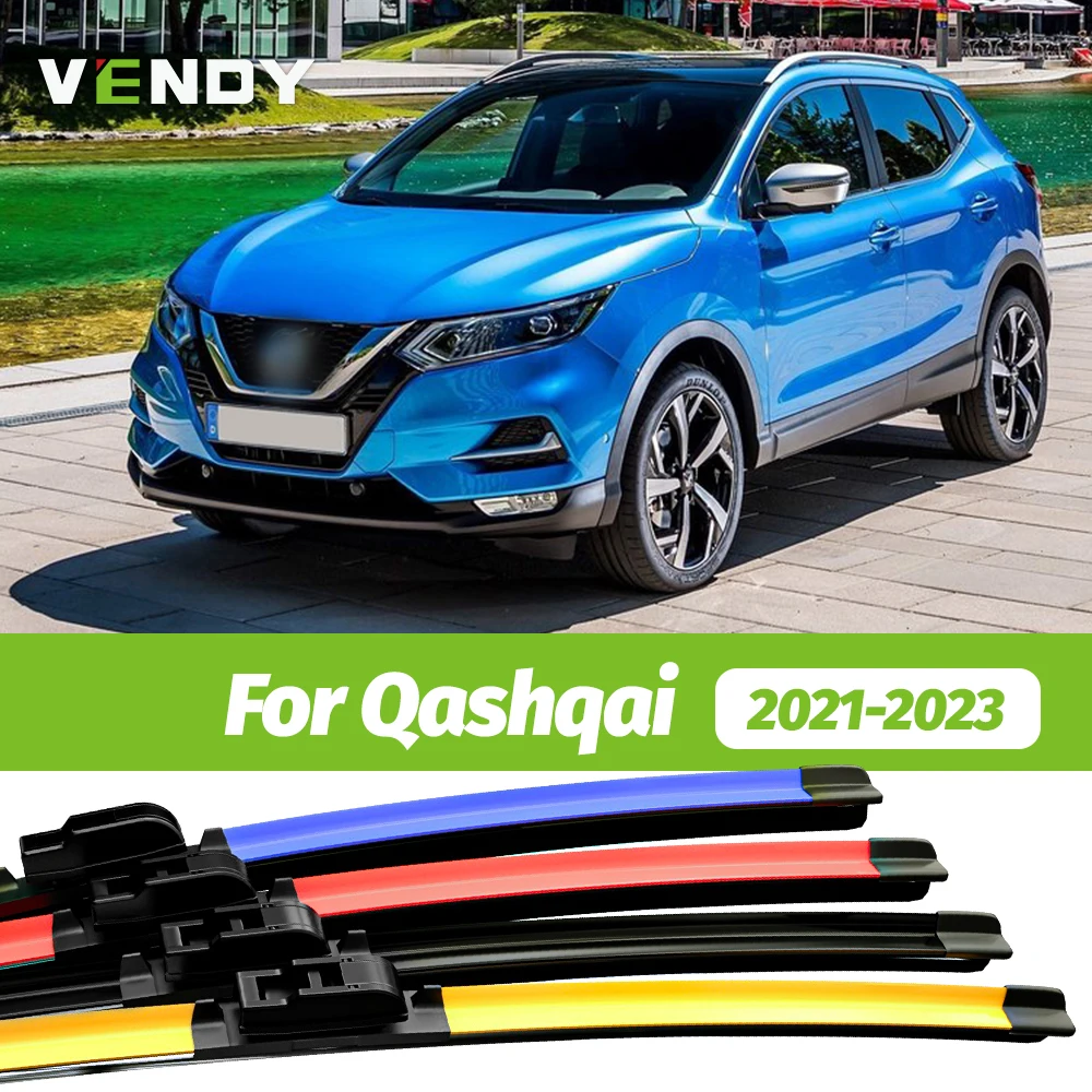 2 stücke Frontscheibe Wischer Klingen Scheibenwischer Für Nissan Qashqai J10 J11 J12 2006-2023 2016 2017 2018 2019 2020 2021 2022