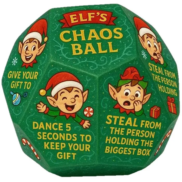 فرحان هدية عيد الميلاد تبادل حزب GameDice عيد الميلاد النرد ألعاب الحفلات