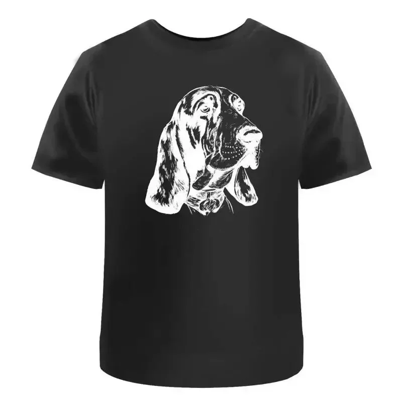 Basset Hound' Cotton T Shirt Ta040433