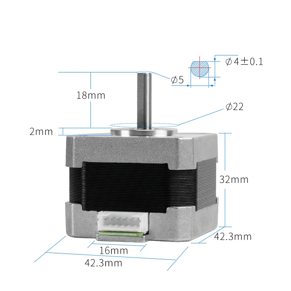 Replacement 42-34 Stepper Motor 3D Printer Parts X Axis Z Axis Step-Motor For Ender 3/Ender3 V2/Ender3 Pro/Ender5/CR10