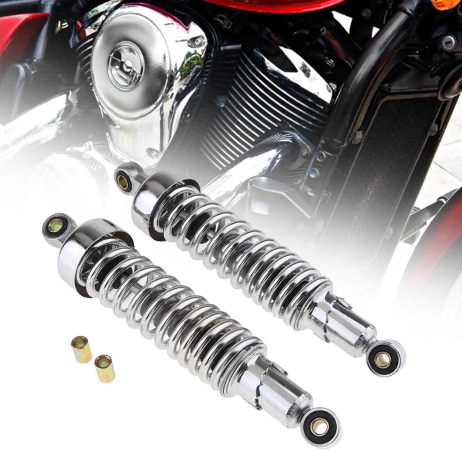 2Pcs 315mm Rear Shock Absorber for Kawasaki XV250 400 535 750 Bike