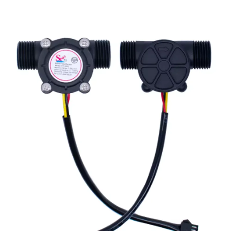 مستشعر تدفق المياه مقياس الجريان مستشعر تدفق القاعة التحكم في المياه 1-30 لتر/دقيقة 2.0MPa YF-S201