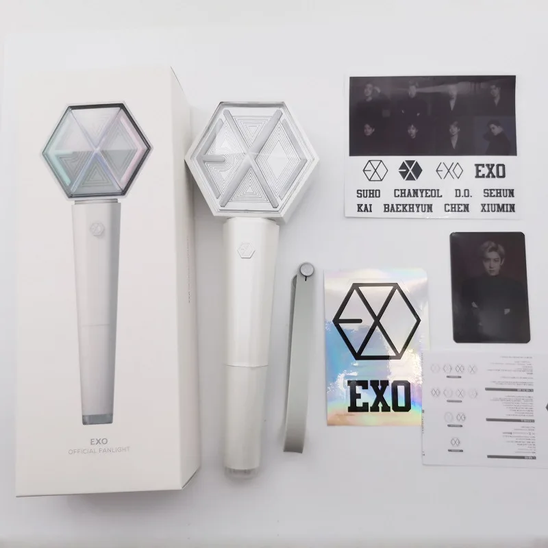 EXO officialfanlight 3.0ไฟสนับสนุนอย่างเป็นทางการแท่ง Aili แท่งไฟสำหรับต่อพ่วงรุ่นเดียวกันรุ่น3rd