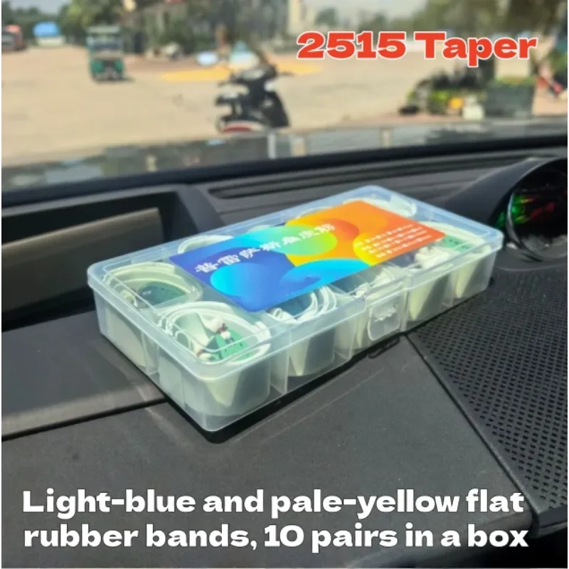 2515 Conical 10-Pack 0.65mm Thick High-Elastic Latex Slingshot Bands Strong and Durable Outdoor Shooting Replacement Bands