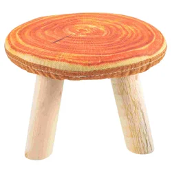 Taburete pequeño de espuma de madera para niños pequeños, banco pequeño para sentarse, silla, minitaburetes de dibujos animados para exteriores