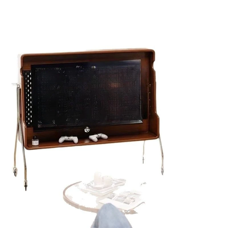 

Small apartment bedroom household living room solid wood TV cabinet removable TV stand