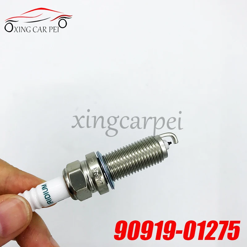 4pcs/lots 90919-01275 SC16HR11 Iridium Spark Plug For Toyota Lexus Corolla Matrix Prius Yaris 267700-8300 SC16HR-11 9091901275