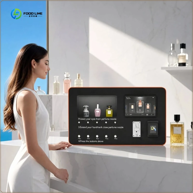 Automatic Perfume Vending Machine Suitable for Retail Store Perfume Corner Display FL Customized