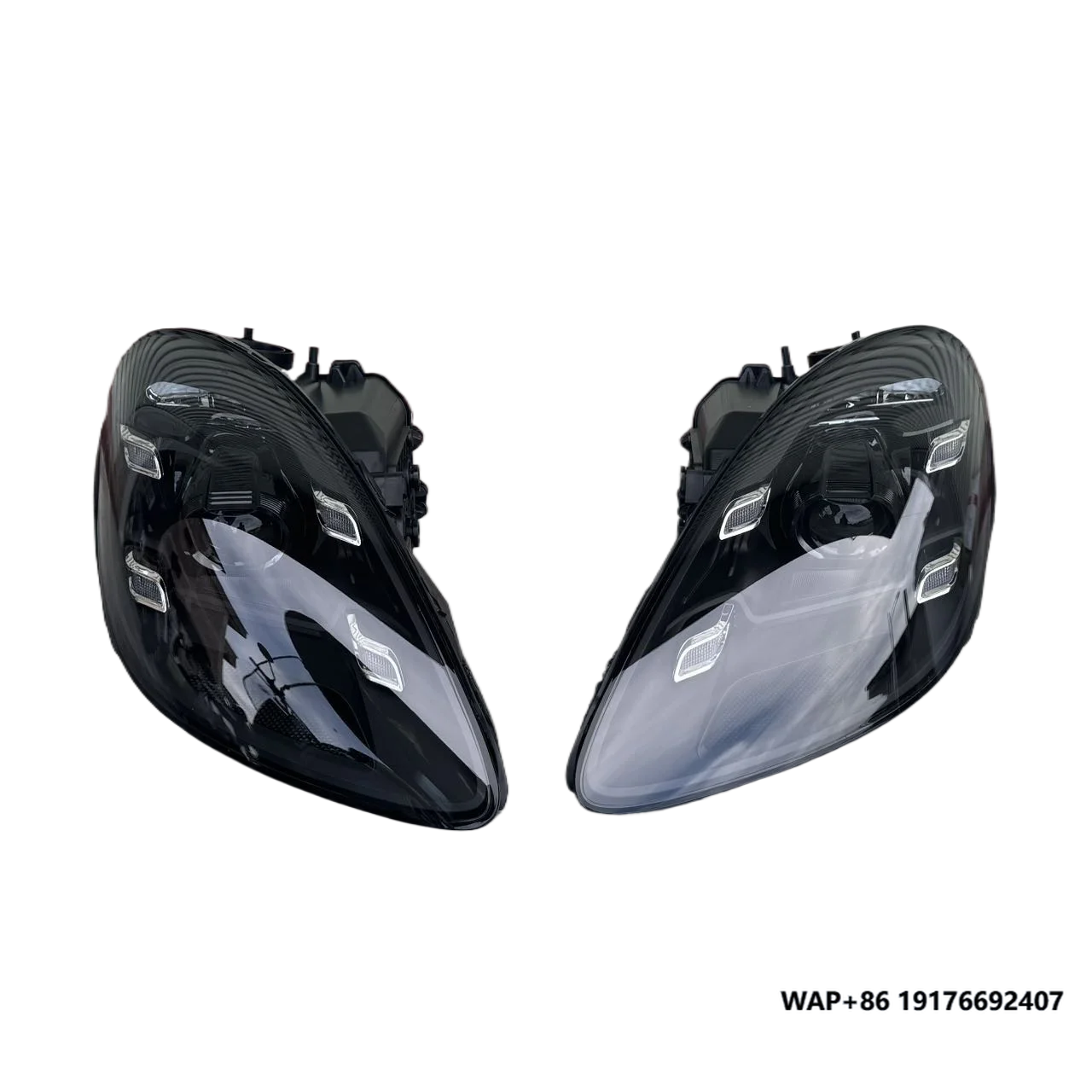 

Подходит для 16-23 P-orsche 718 982. Модернизированных светодиодных фар с черненой матрицей и четырьмя глазами. Сделано в Китае.