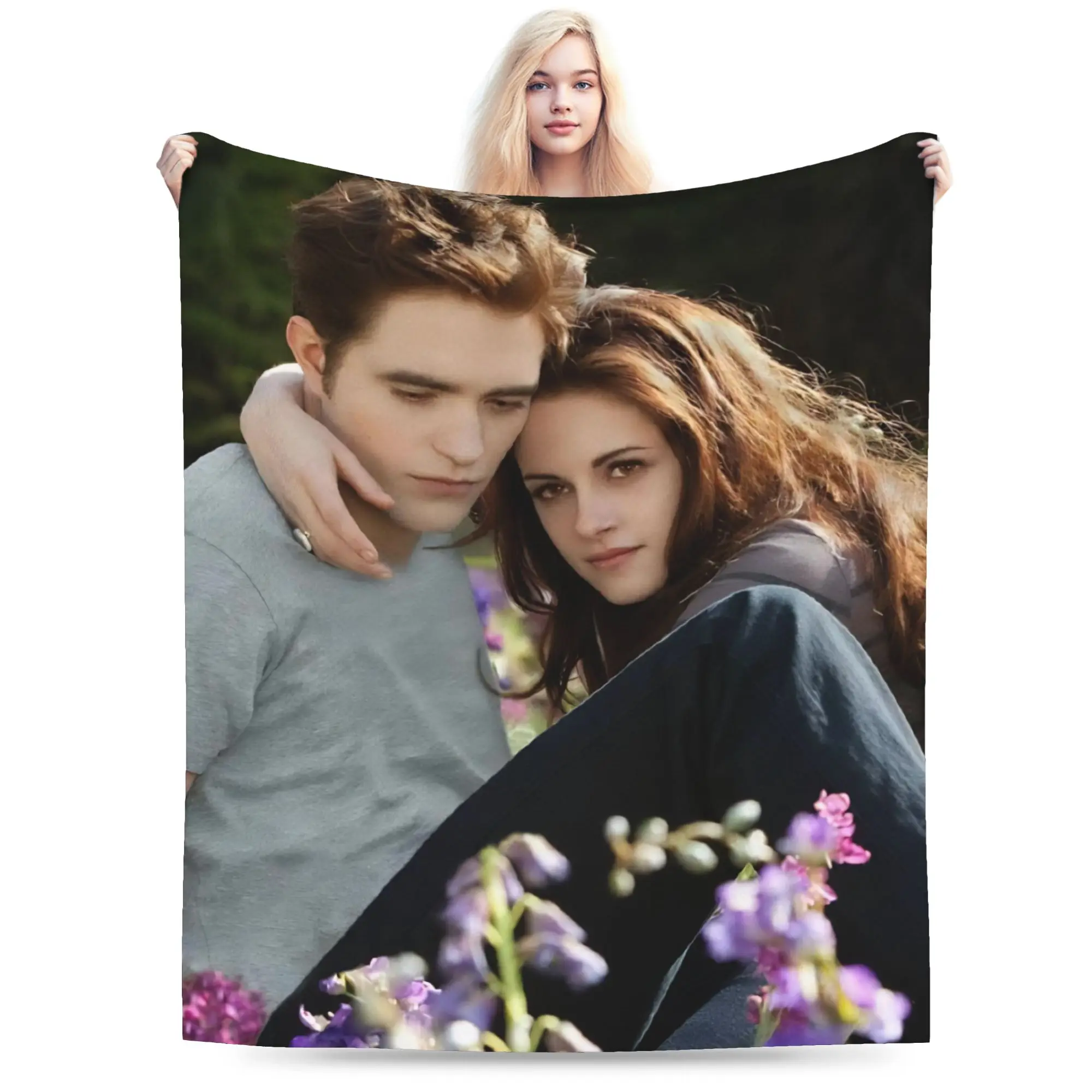 جاكوب البطانيات السوداء الشفق ساغا لينة مضحك أفخم رمي بطانية للطفل الأريكة السرير الفانيلا المفرش غطاء السرير