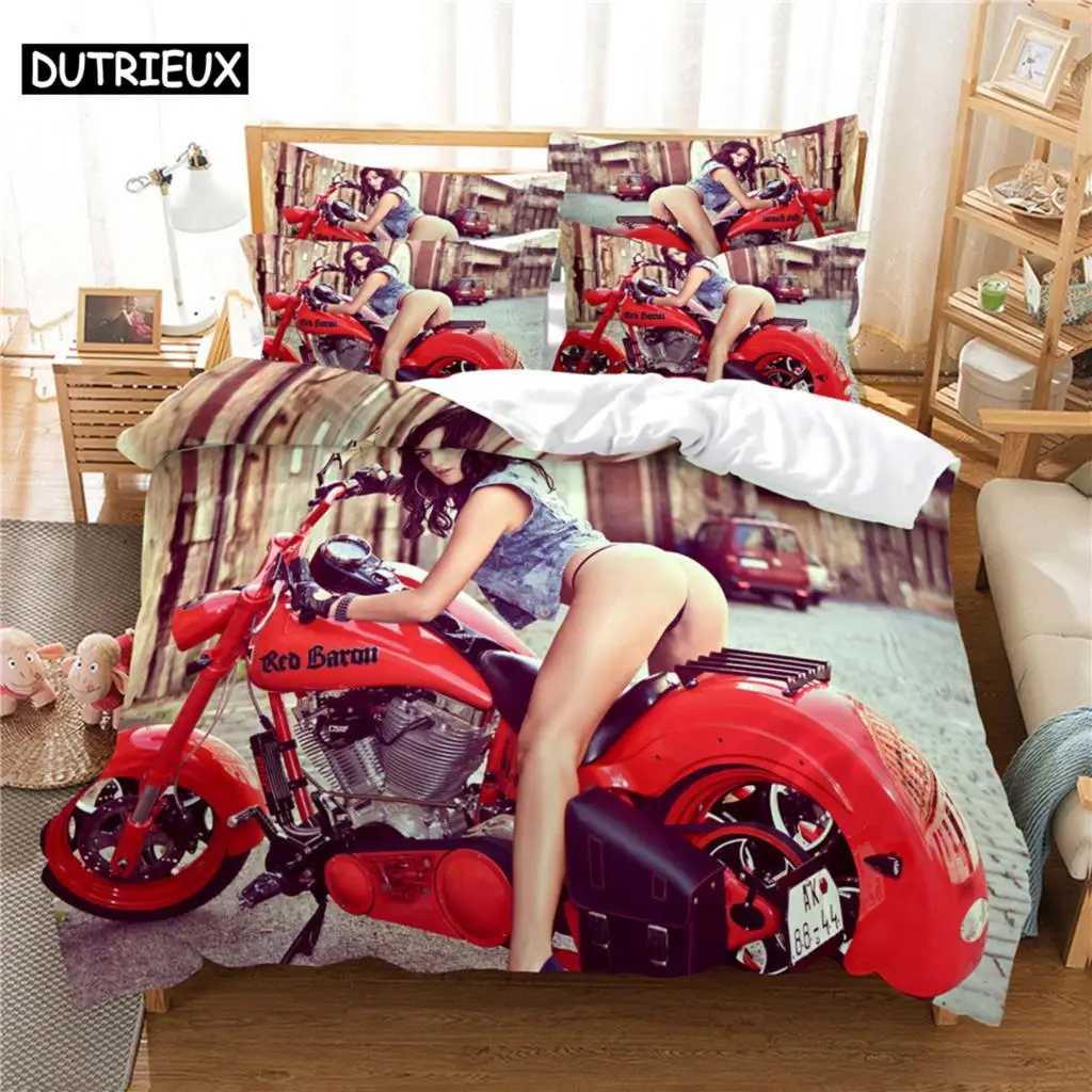 

3D комплект постельного белья для девочек, комплект постельного белья Queen, пододеяльник, комплект постельного белья, хлопковый комплект постельного белья для спальни Queen, комплект постельного белья