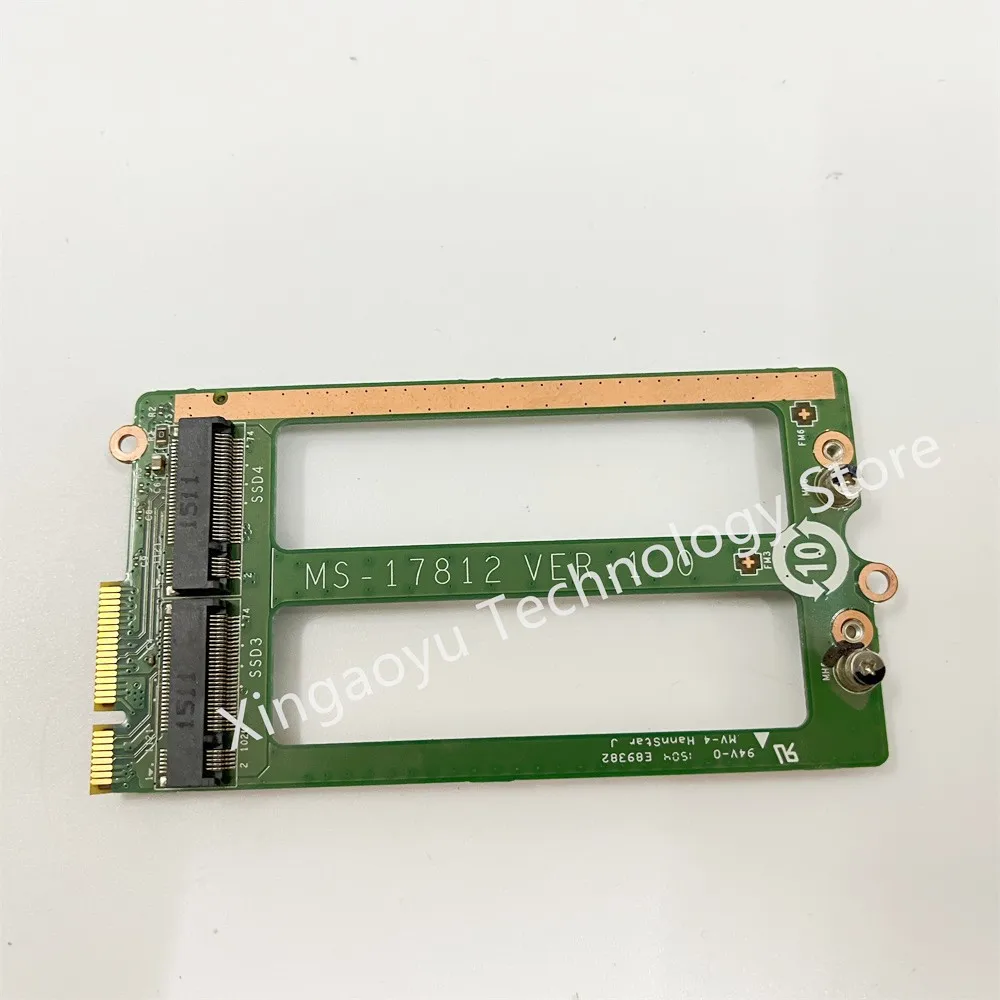 Original For MSI GT72 GT72S 2QD MS-1781 Laptop SSD Hard Disk Card Slot MS-17812 REV 1.0  100% Test OK