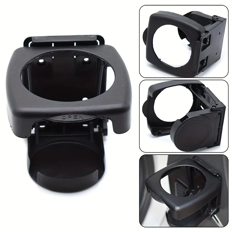 

1pc Car Cup Holder, ABS Material, Foldable Beverage Stand for Office, RV, Yacht - Vehicle Drink Holder, Cup Holders for Vehicles