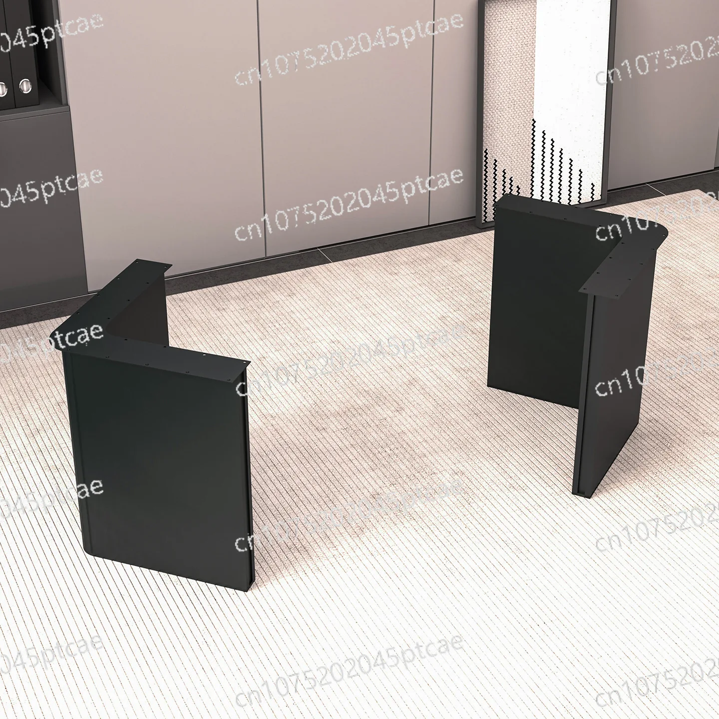 Wrought Iron  Legs Bracket Table Corner Table Feet Desk Coffee Table Base Computer  Dining Tripod Rock Slab