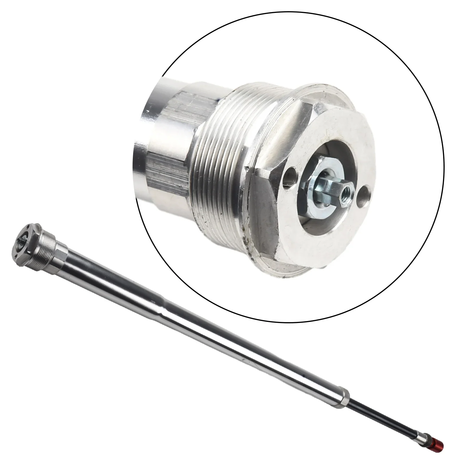 Bicycle Front Fork Oil Pump Repair Parts Hand/Line Control With Damping 27.4mm Aluminum Alloy For Straight Tube / Vertebral Tube