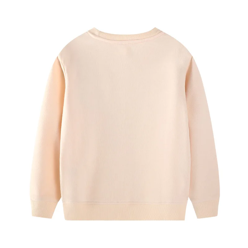 

25Autumn New Girls' Sweatshirt Style Dinosaur Foam Print Children's Sweatshirt Long Sleeve for Toddlers and Young Children Whole