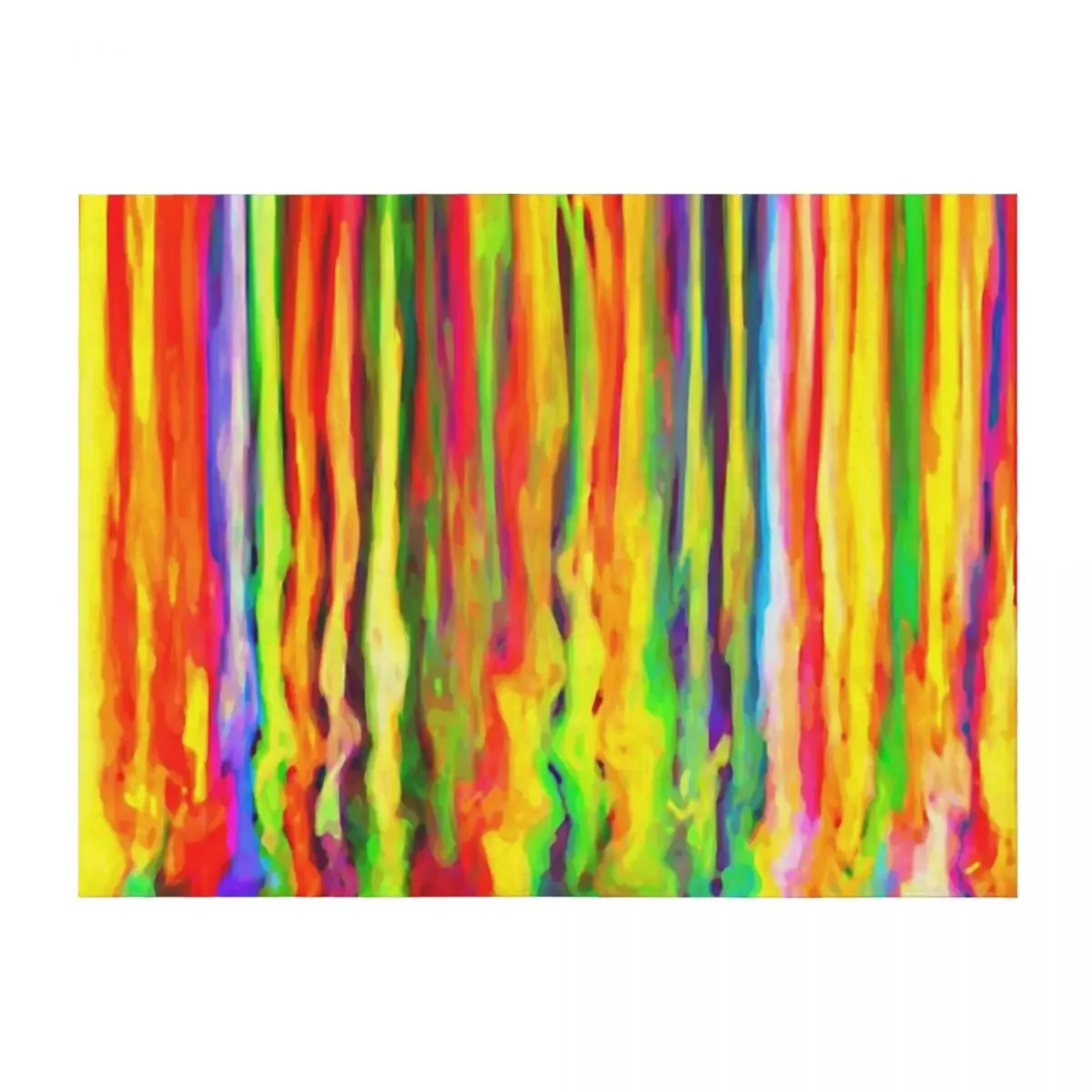 

Colourful Dripping Paint Streaks Throw Blanket Blankets For Baby Single Hair for winter Blankets