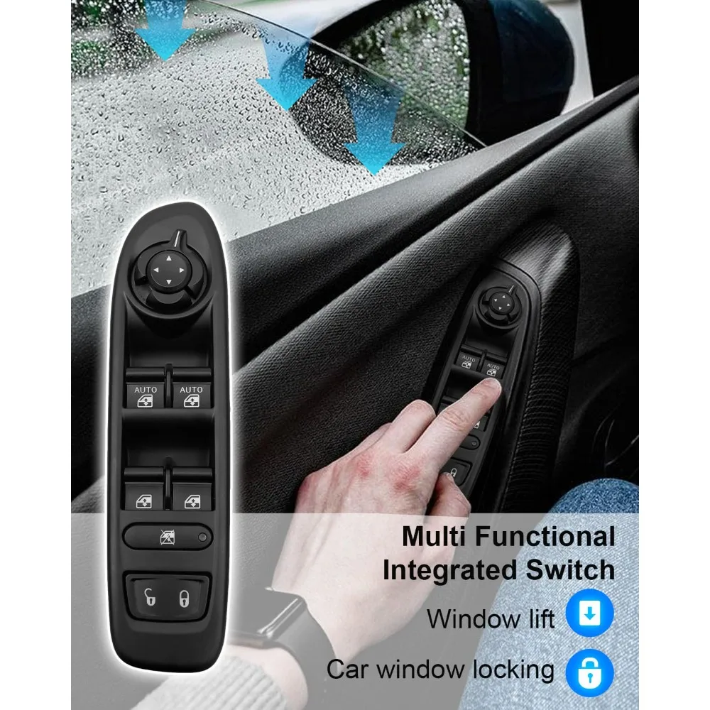 Front Left Electric Power Window Switch Lifter Control Button Parts for Jeep Compass 2017 2018 2019 2020 2021 Car Accessories view 6