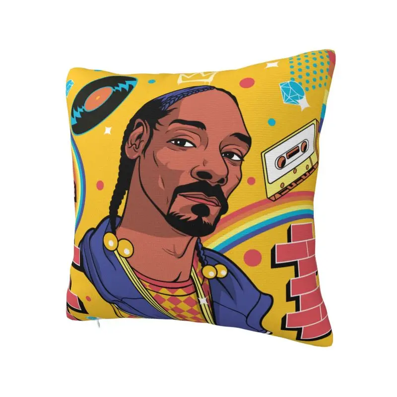 Nordic Snoop Dogg Cushion Cover 50*50 cm Soft Throw Pillow Case for Living Room Bedding Sofa Pillowslip