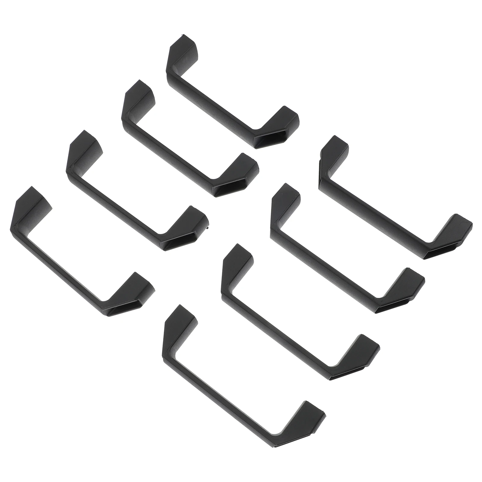 

8 pcs Square Handle Furniture Wardrobe Pulls Door Chassis Nylon Handles Knobs Durable Versatile Cabinet Hardware