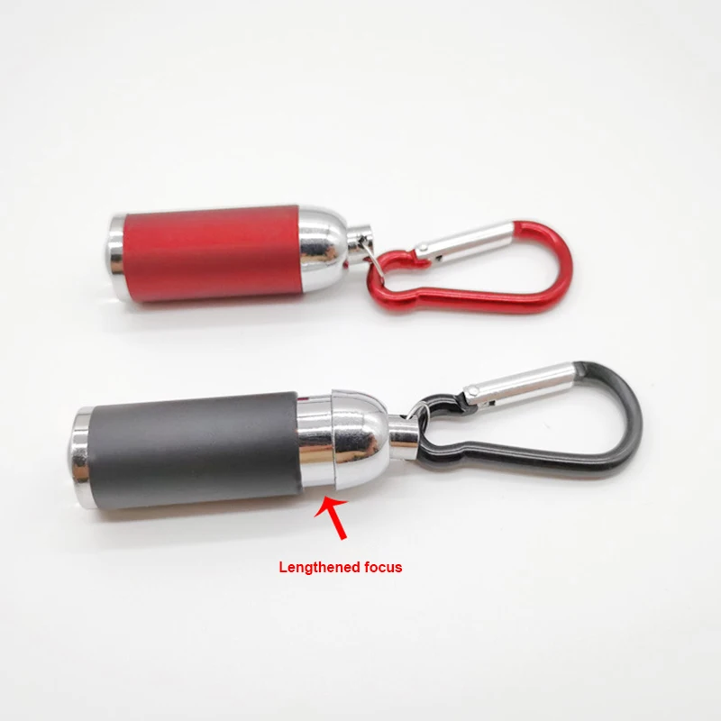 Mini torche LED aste par USB, lampe de poche porte-clés, lumière mégentielle, lampe de poche de camping