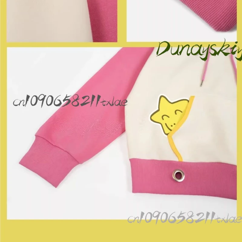 Shop1104340175 Store Project Sekai Otori Emu هوديي غير رسمي أنيق للنساء أزياء الهالوين كرنفال الوردي