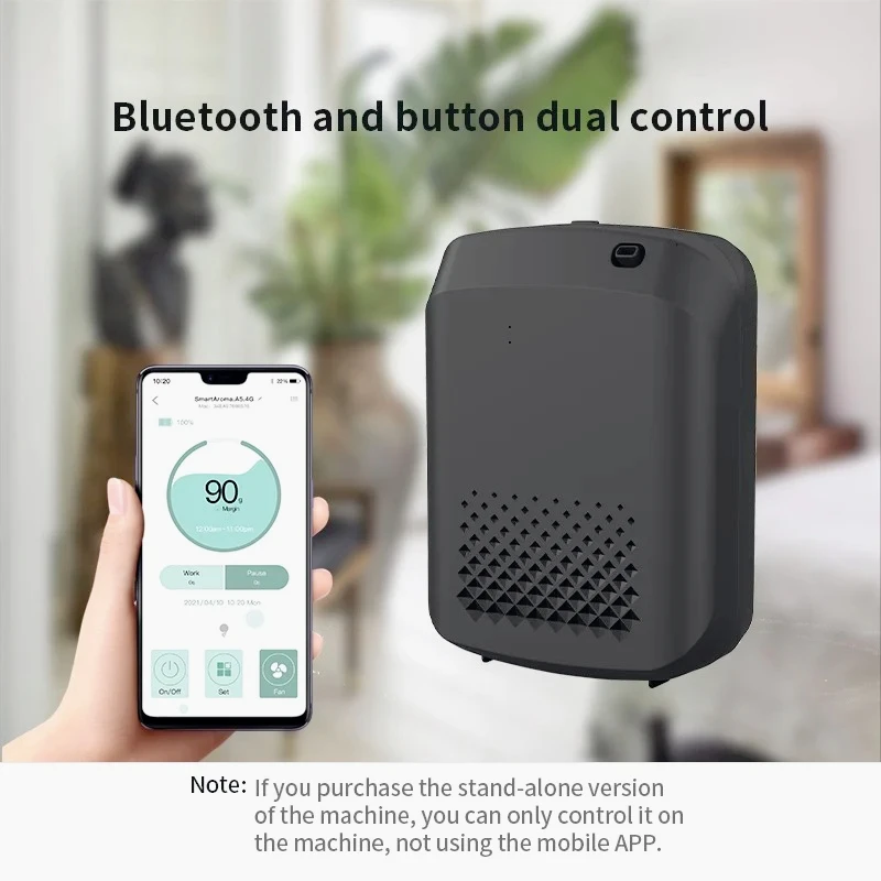 Bluetooth Control Smart Home Essential Oil Diffuser Covering 1000m³ Fragrance Aromatherapy Machine Used in Multiple Places