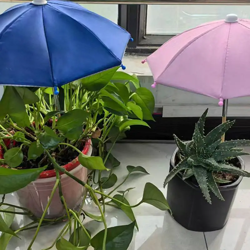 Adjustable Height Plant Umbrellas for Outdoor Garden Sun Block Canopy with UV Protection Weatherproof