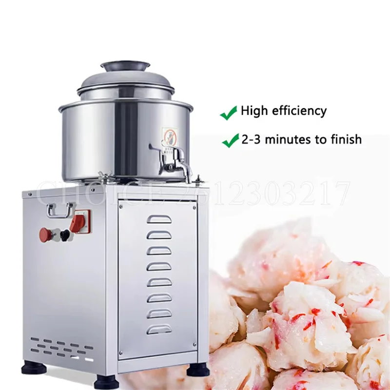 

220V Meatball Puree Machine Meatball Beater Meat Grinder Vegetable Stuffing Maker Fish Ball Minced Garlic/Chili Food Processor