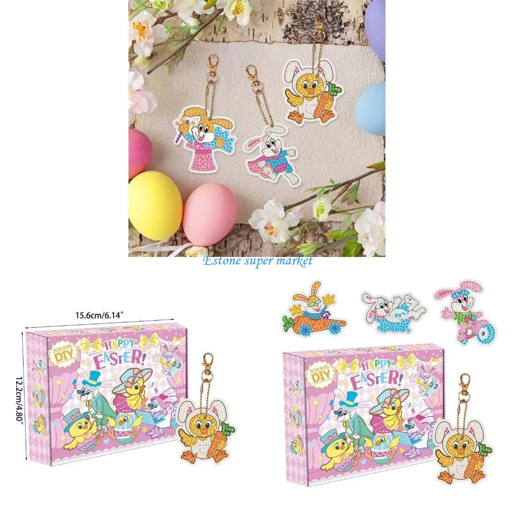 

090b DiamondPainting BulChain Bunny Diamondpainting Paster Diamondpainting