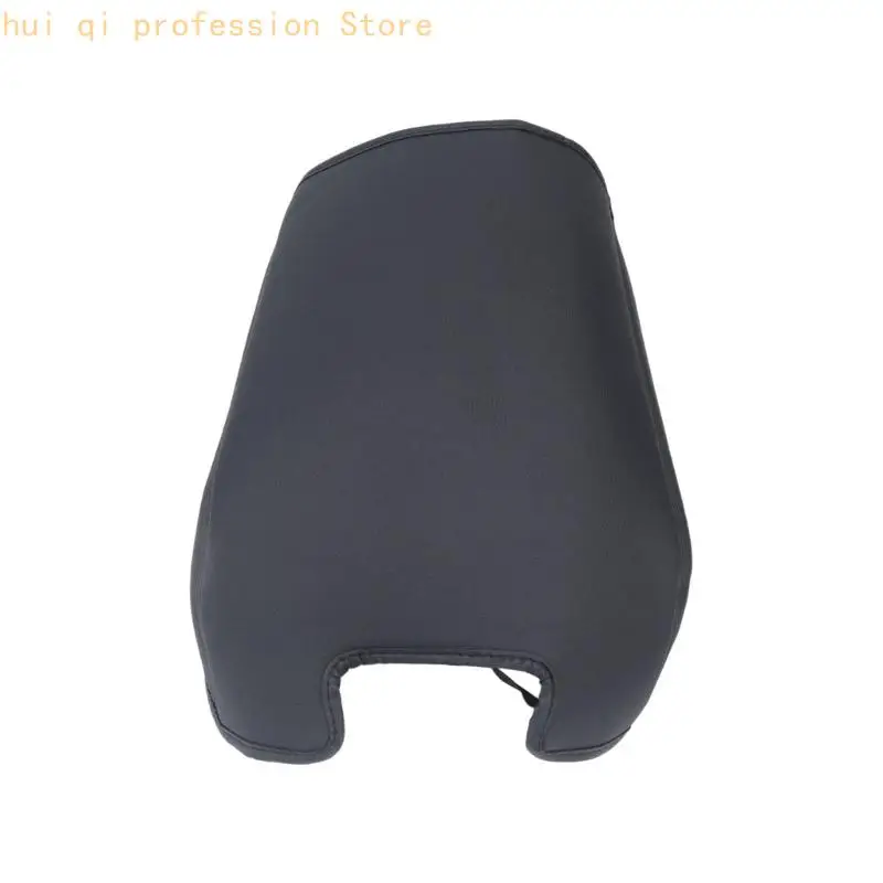 Stitched Leather Console Lid Cover for Everyday Armrest Contact H8WE