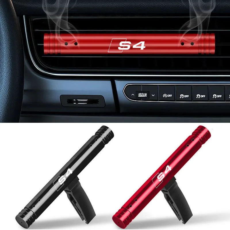 

Car Air Conditioner Outlet Aromatherapy Clip Solid Car Inter Decoration Air Freshener For Audi S4 Car Accessorie Decoration