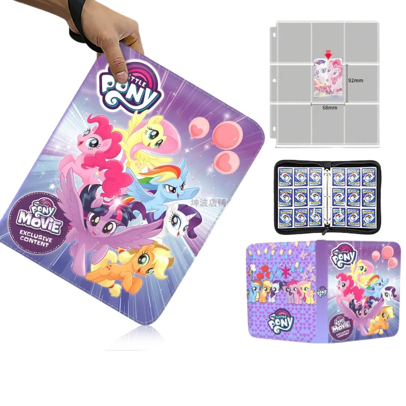 New My Little Pony Animation Peripheral Card Book Collection Binder Card Holder Children's Cute Toys Fashionable Holiday Gifts