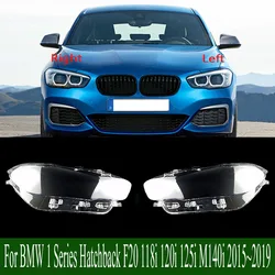 For BMW 1 Series Hatchback F20 118i 120i 125i M140i 2015~2019 Headlamp Lens Headlights Cover Shell Lampshade