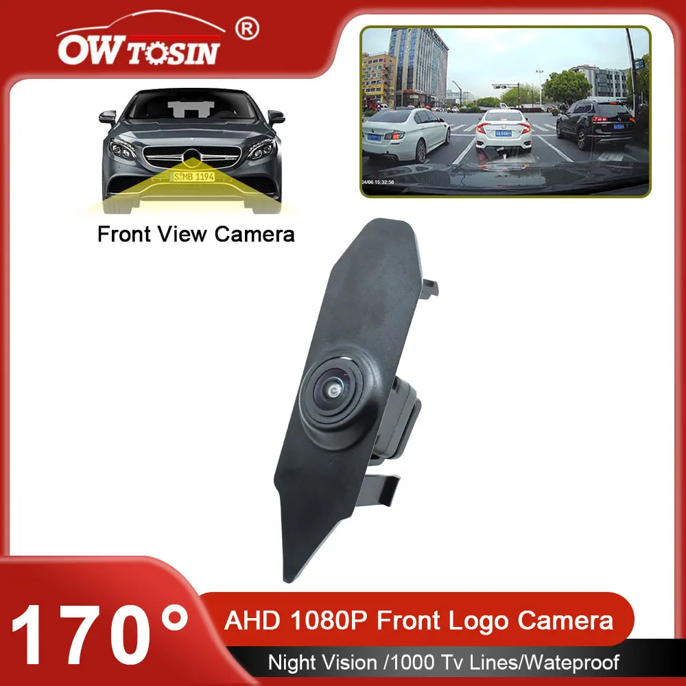 AHD 1080P 170° Fisheye Car Front Camera For Lexus NX AZ20 NX200 NX250 NX260 NX350 NX350h NX400 Vehicle Logo Front View Camera