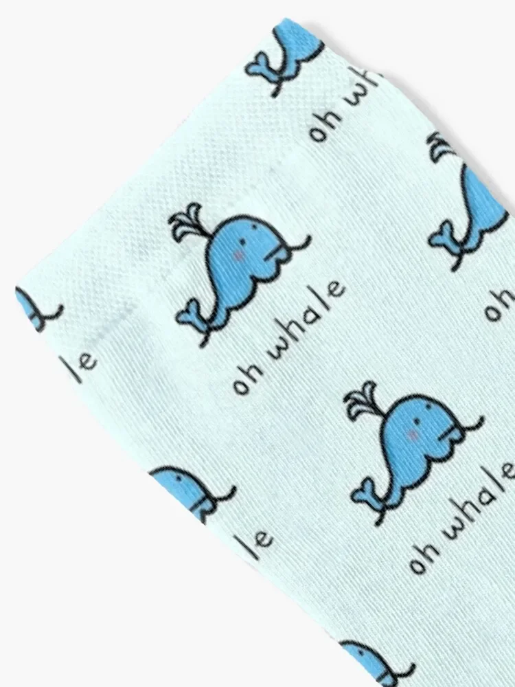 Oh Whale Socks anti-slip moving stockings floral winter Socks Woman Men's