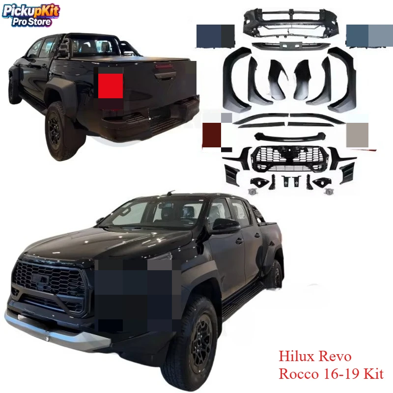 

Hot Sale Hilux Revo Rocco 16-19 Kit | 2023 GR Sport Bumper/Grilles Upgrade