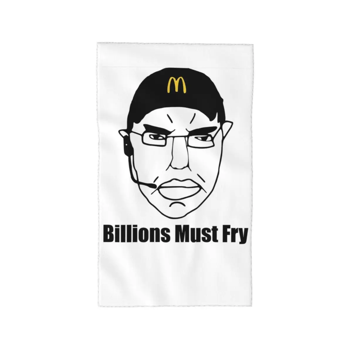 Custom CHUD Billions Must Fry Soft Face Towel Quick Dry Pool Bath Cotton Towels Breathable